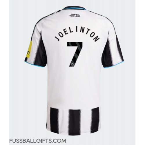 Newcastle United Joelinton #7 Fußballbekleidung Heimtrikot 2025-26 Kurzarm